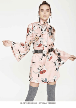 Completo Dress Abito + sottoveste donna Denny Rose art 811DD10009 Primavera 2018