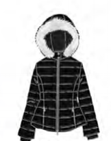 Piumino donna Denny Rose art 821ED35018 Autunno 2018/19 variante colore nero