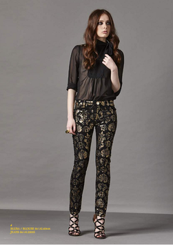 Pantalone denim donna Almagores art 641AL20605  Autunno Inverno 2016/17