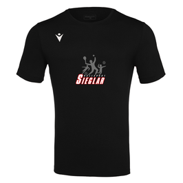 MACRON Boost Hero T-Shirt schwarz mit Sieglarer TV Ballsport Logo
