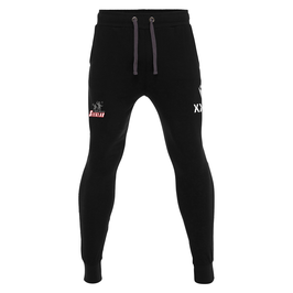 MACRON Harp Sweatpants schwarz mit Sieglarer TV Fitness & Dance-Logo und Initialen