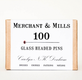 Merchant and Mills Easy Glass headed Pins 100
