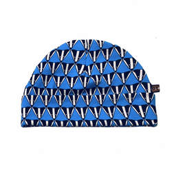 beanie dassen blauw