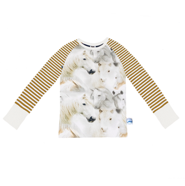 longsleeve paarden wit