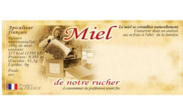 Etiquette miel Antique