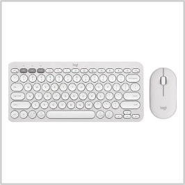 Logitech Pebble 2 Combo Wit - Toetsenbord en muis set