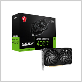 NVIDIA - MSI GeForce RTX 4060 Ti VENTUS 2X BLACK 8G OC