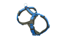 dogfellow EASY Geschirr schwarz/hellblau