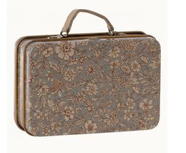 Suitcase metal blossom braun