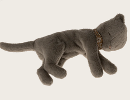Katzen Plüsch grau (NEU)