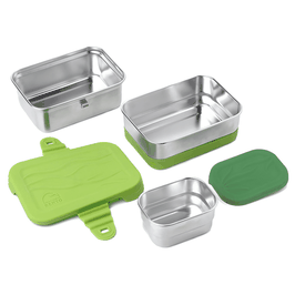 Ecolunchbox blue water bento 3in1