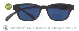 Klammeraffe® No. 03 Sonne-Bifokal black-mud-aubergine