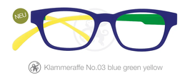 Klammeraffe® No. 03 blue-green-yellow