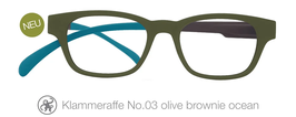 Klammeraffe® No. 03 olive-brownie-ocean