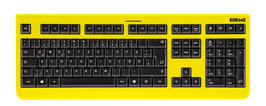 Flash Yellow (schwarz) - OliWooD Funk Tastatur