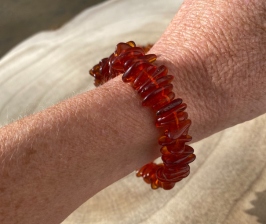 Bernstein Splitterarmband