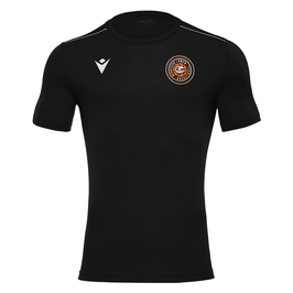 MACRON Rigel Hero Shooting Shirt kurzarm schwarz mit Bergische Löwen Logo und Wunschname