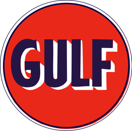 Gulf Floor Sticker / Bodensticker Vintage Design