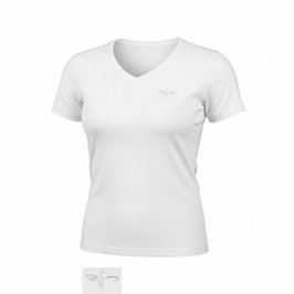 T-Shirt mit V-Ausschnitt