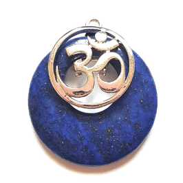 Anhänger Lapislazuli mit OM Symbol