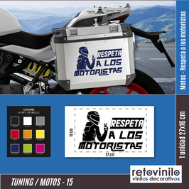 15 - Respeta a los motoristas