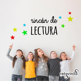Vinilo educativo - Rincón de Lectura