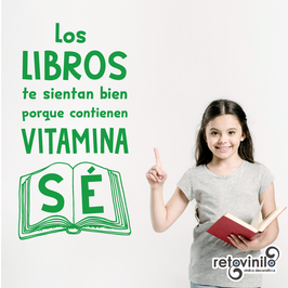 Vinilo decorativo educativo - Vitamina Sé