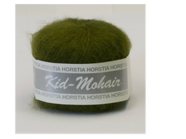 Kid-Mohair Farbe 140 olivgrün