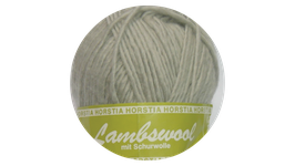 Horstia Lambswool dünn Fb. 219 aluminiumweiß