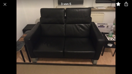 Koinor Sofa klassisch schwarz