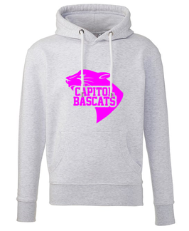 "LIMITED EDITION" Hoodie Ash Grey mit Capitol Bascats Logo