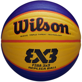 WILSON 3X3 Mini Rubber Basketball Gr. 3