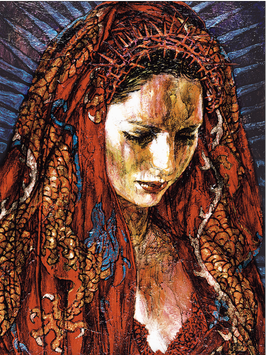 Dragon Madonna Poster
