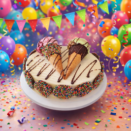 Large Cone Cake