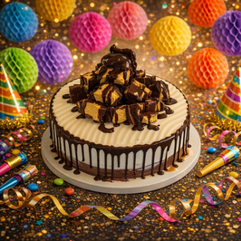 Large Honeycomb Cake