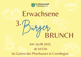 Erwachsen - Ticket 3.BürgerBrunch