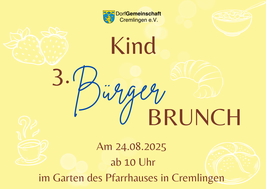 Kind - Ticket 3.BürgerBrunch