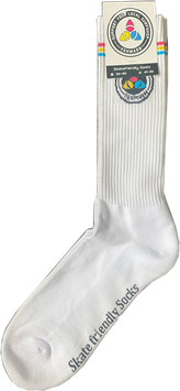 Skatefriendly Socks by Surf and Fashion Fehmarn, long  white