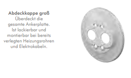 Abdeckkappe groß (3-teilig)