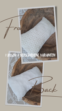 Wendekissen Spitze/Creme