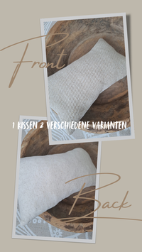 Wendekissen Jute/Beige