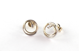 Neuhoff | Ohrstecker | Gelbgold/Weißgold | 333/- Gold | Zirkonia |  30-71067-1032