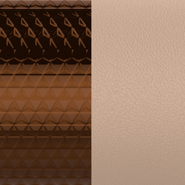 Les Georgettes | Ledereinsatz | Bronze Kubisch/ Pfirsich Weiß | 7032152 99Q7 000