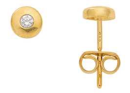 Neuhoff | Ohrstecker | Gelbgold | 333/- Gold | Zirkonia |  OS 102532