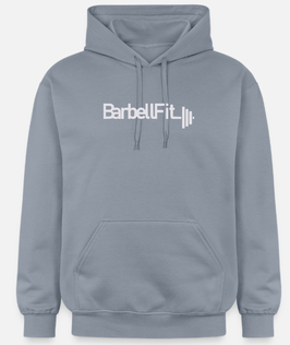 Blau - Gildan Unisex Softstyle® Midweight Hoodie - BARBELLFIT STICK