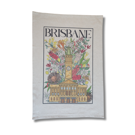 Brisbane City Hall Tea Towel