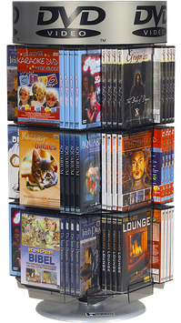 Tisch-Drehsäule  -  Film, PC-Spiele, DVD's