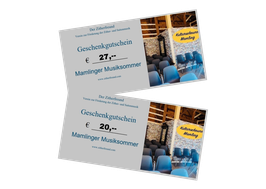 Geschenkgutscheine