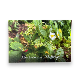 Grußkarte "Wald-Erdbeeren" - Alles Liebe zum Muttertag!