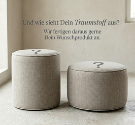 Sitzhocker oder Pouf